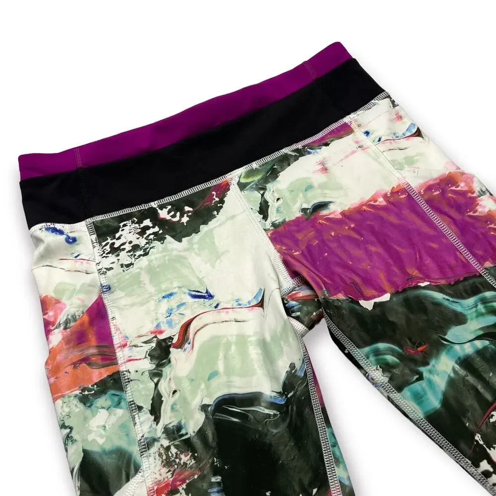 Lululemon Speed Tight III Luxtreme Leggings SIZE 6 Plum Wave Print Run Tight